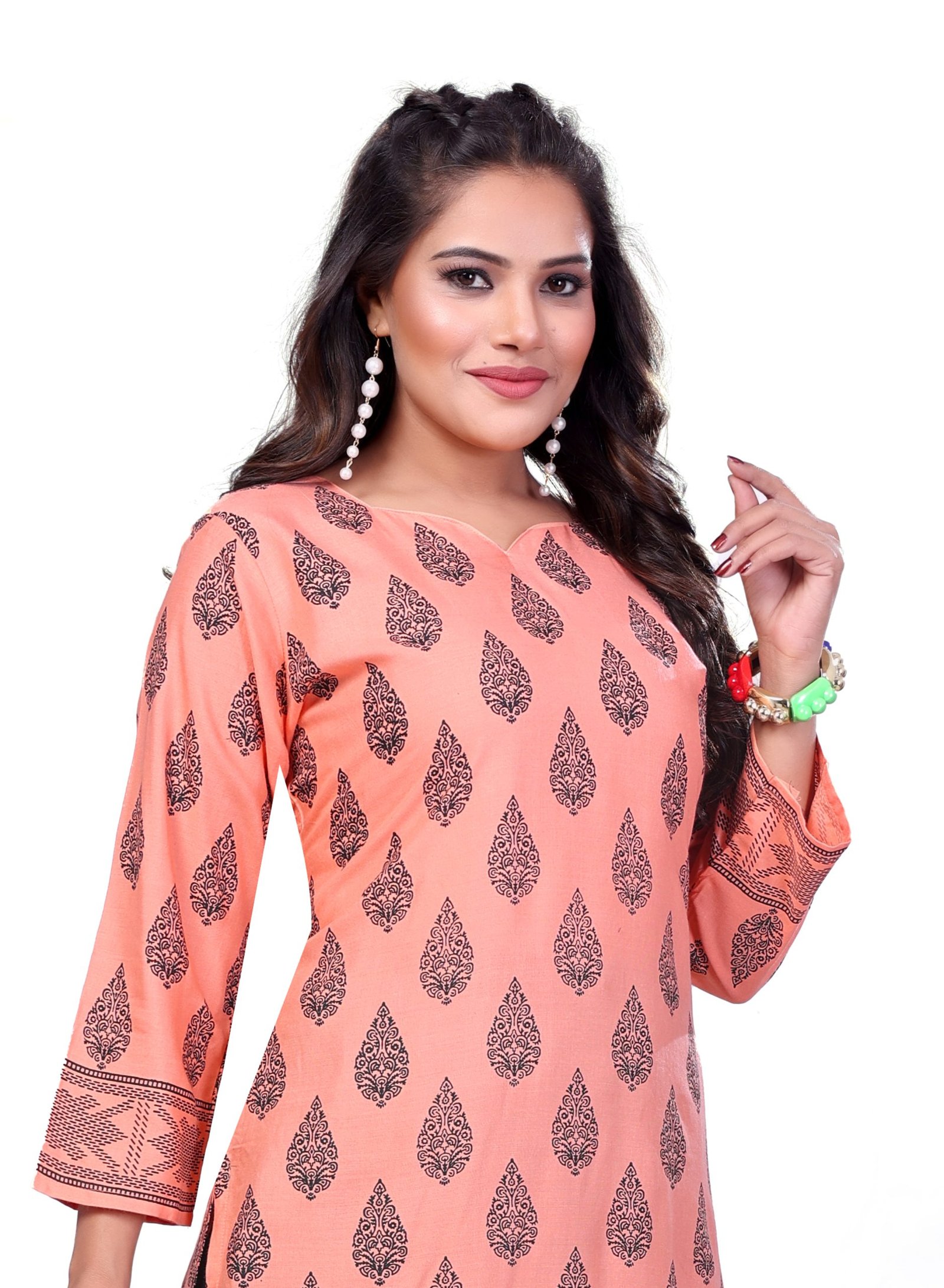 Dhara Fashion Rayon Designer anarkali style kurti collection: Textilecatalog