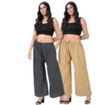 Fancy Trendy Women Palazzos Combo Pack of 2