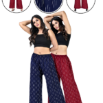 Women Cotton Flared Palazzo Combo Pack of 2