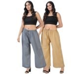 Fancy Trendy Women Palazzos Combo Pack of 2