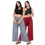 Stylish Glamarous Women Palazzos Combo Pack of 2