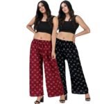Fancy Trendy Women Palazzos Combo Pack of 2