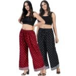 Casual Fashionista Women Palazzos Combo Pack of 2