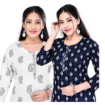 Womens Printed Kurti Pack of 2